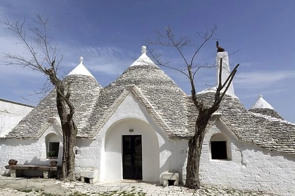 A traditional trullo house at Masseria Tagliente, an agricultural and agrotourism