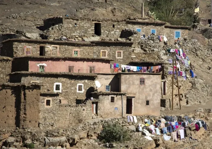 Framed Print : Traditional village in High Atlas Mountains, Morocco, North Africa, Africa Framed Print : Traditional village in High Atlas Mountains, Morocco, North Africa, Africa