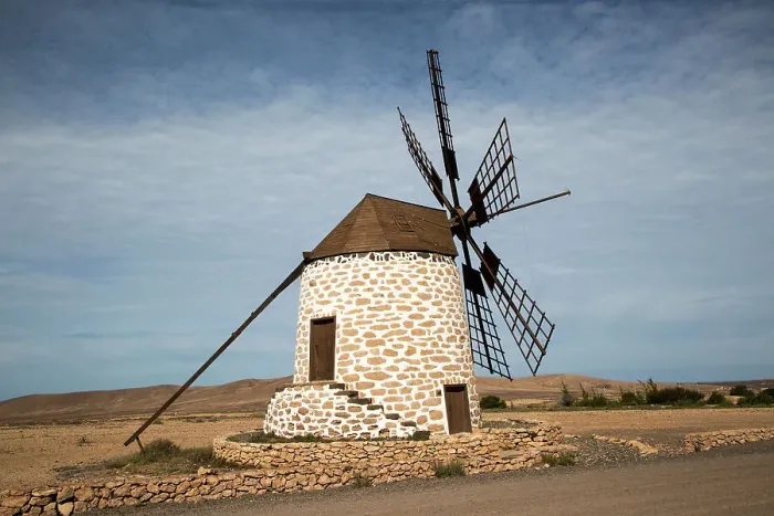 Framed Print : Traditional windmill at Tefia, Fuerteventura, Canary Islands, Spain, Atlantic, Europe Framed Print : Traditional windmill at Tefia, Fuerteventura, Canary Islands, Spain, Atlantic, Europe