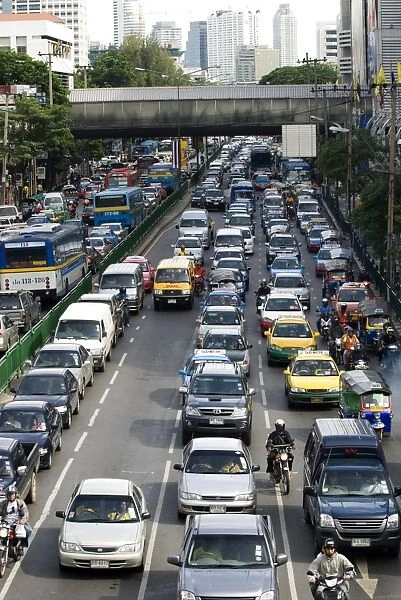 Traffic, Bangkok, Thailand, Southeast Asia, Asia