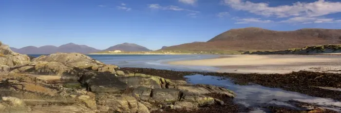 Framed Print : Traigh Luskentyre (Luskentyre beach) from Seilebost Framed Print : Traigh Luskentyre (Luskentyre beach) from Seilebost