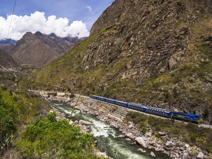 Framed Print : Train between Aguas Calientes and Ollantaytambo through the Sacred Valley, Cusco Region Framed Print : Train between Aguas Calientes and Ollantaytambo through the Sacred Valley, Cusco Region