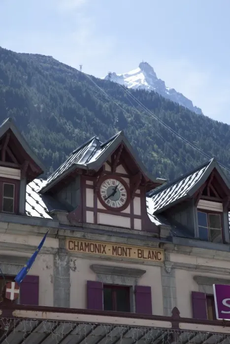 Framed Print : The train station, Chamonix, Haute Savoie, French Alps, France, Europe Framed Print : The train station, Chamonix, Haute Savoie, French Alps, France, Europe