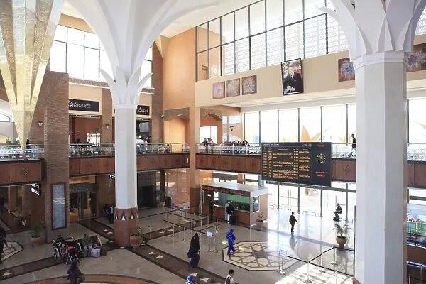 Train station, Marrakech, Morocco, North Africa, Africa