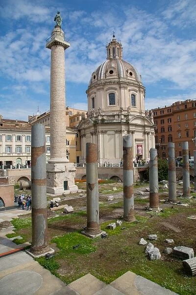 Trajans Column and Forum, Dome of St. Maria di Loreto, UNESCO World Heritage Site