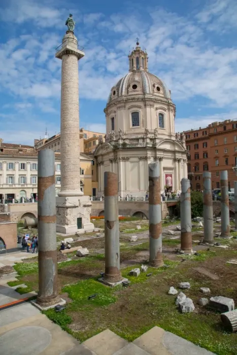 Framed Print : Trajans Column and Forum, Dome of St. Maria di Loreto, UNESCO World Heritage Site Framed Print : Trajans Column and Forum, Dome of St. Maria di Loreto, UNESCO World Heritage Site