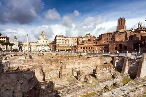 Trajans Forum, Rome, Unesco World Heritage Site, Latium, Italy, Europe