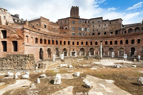 Trajans Forum, Rome, Unesco World Heritage Site, Latium, Italy, Europe