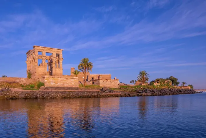 Framed Print : Trajan's Kiosk at the Philae Temple, UNESCO World Heritage Site, Agilkia Island, Aswan, Egypt, North Africa, Africa Framed Print : Trajan's Kiosk at the Philae Temple, UNESCO World Heritage Site, Agilkia Island, Aswan, Egypt, North Africa, Africa