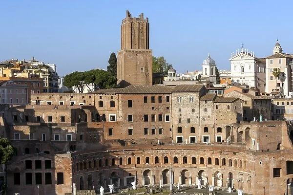 Trajans Markets, Ancient Rome, Rome, Lazio, Italy, Europe
