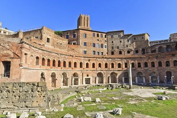 Trajans Markets, Forum area, Rome, Lazio, Italy, Europe