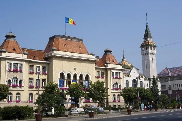 Trandafirilor Square, Targu Mures, Transylvania, Romania, Europe