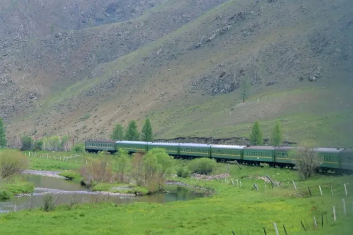 Framed Print : Trans-Mongolian train Framed Print : Trans-Mongolian train