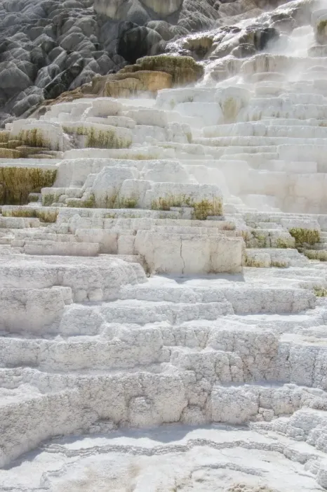 Framed Print : Travertine terraces in Mammoth hot springs terraces, Yellowstone National Park, UNESCO World Heritage Site, Wyoming, United States of America, North America Framed Print : Travertine terraces in Mammoth hot springs terraces, Yellowstone National Park, UNESCO World Heritage Site, Wyoming, United States of America, North America