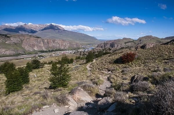 Trek up to Mount Fitzroy from El Chalten, UNESCO World Heritage Site, Santa Cruz Province, Patagonia, Argentina, South America