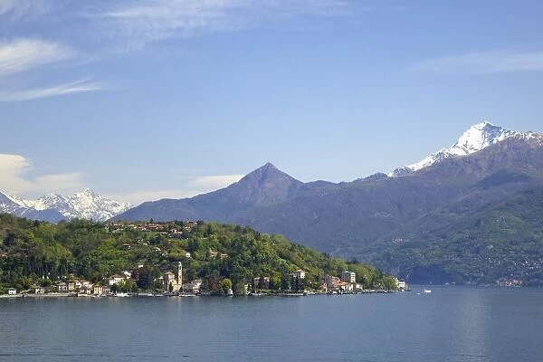Tremezzo and Cadenabbia in spring sunshine, Lake Como, Lombardy, Italian Lakes, Italy, Europe