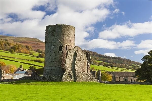 Tretower Castle, Powys, Wales, United Kingdom, Europe
