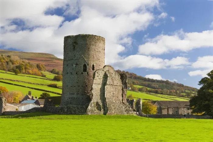 Framed Print : Tretower Castle, Powys, Wales, United Kingdom, Europe