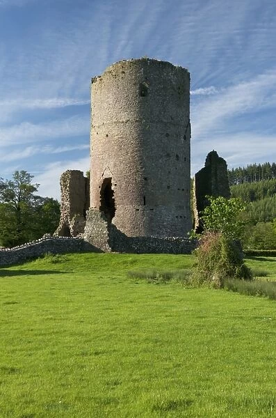 Tretower Castle, Powys, Wales, United Kingdom, Europe