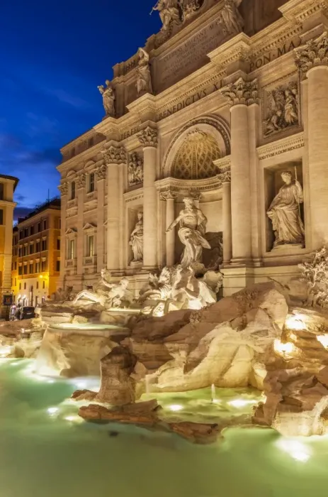 Framed Print : The Trevi Fountain backed by the Palazzo Poli at night, Rome, Lazio, Italy, Europe Framed Print : The Trevi Fountain backed by the Palazzo Poli at night, Rome, Lazio, Italy, Europe