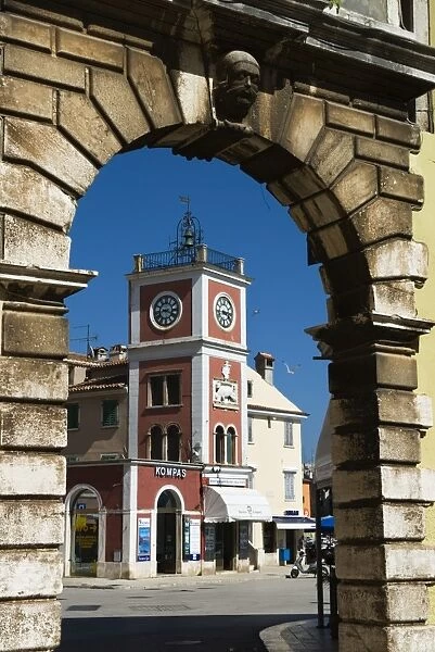 Trg Marsala Tita (main Square), Rovinj, Istria, Croatia, Europe