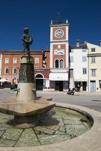 Trg Marsala Tita (main Square), Rovinj, Istria, Croatia, Europe