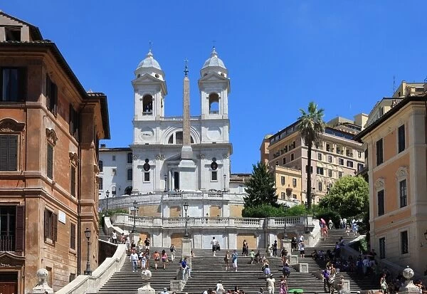 Trinita dei Monti church, Rome, Lazio, Italy, Europe