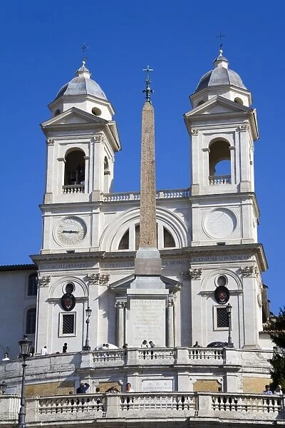 Trinita dei Monti Church in Rome, Lazio, Italy, Europe