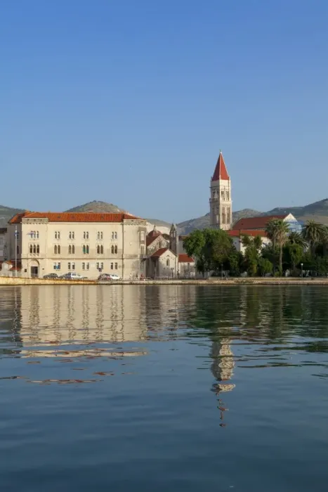 Framed Print : Trogir, view of the cathedral across the water Framed Print : Trogir, view of the cathedral across the water