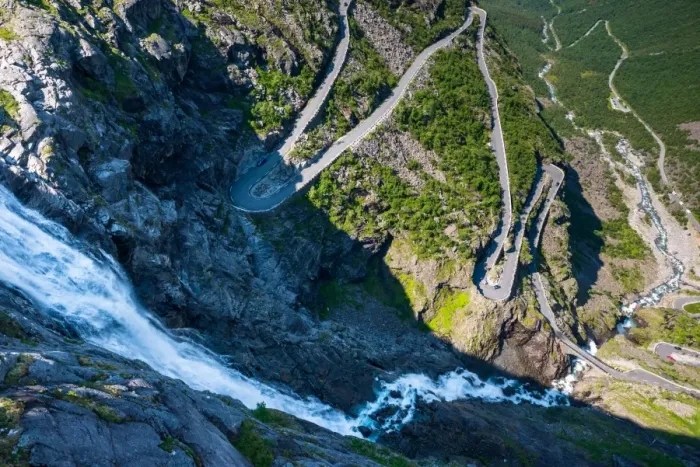Framed Print : Trollstigen Pass Road, Norway, Scandinavia, Europe Framed Print : Trollstigen Pass Road, Norway, Scandinavia, Europe
