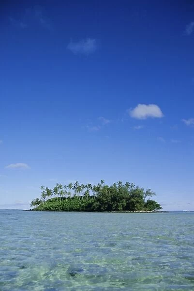 Tropical desert island, Rarotonga, Cook Islands, South Pacific, Pacific