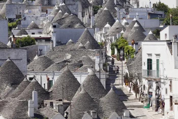 Framed Print : Trulli, traditional houses, Rione Monti area, Alberobello, UNESCO World Heritage Site Framed Print : Trulli, traditional houses, Rione Monti area, Alberobello, UNESCO World Heritage Site