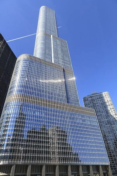 Trump Tower, Chicagos second tallest building, Chicago, Illinois, United States of America, North America
