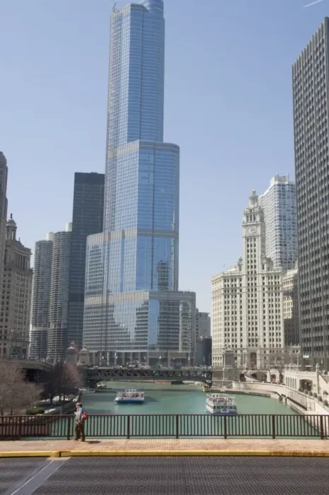 Framed Print : Trump Towers, Chicago, Illinois, United States of America, North America Framed Print : Trump Towers, Chicago, Illinois, United States of America, North America