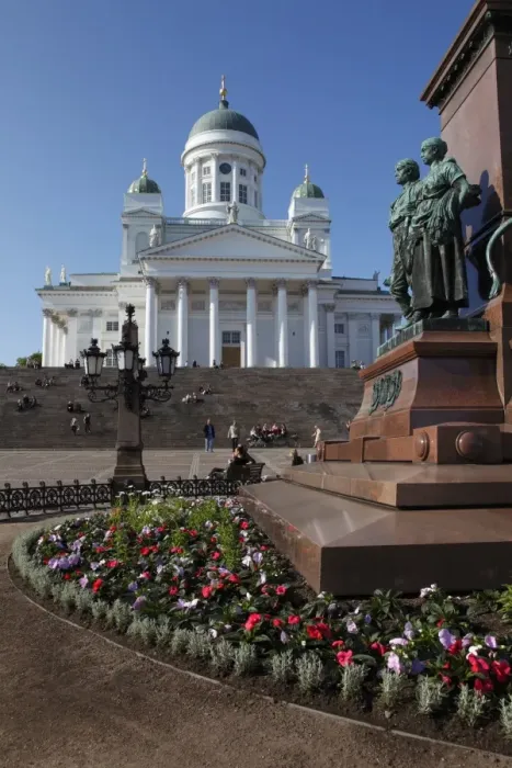 Framed Print : Detail of Tsar Alexander II Memorial and Lutheran Cathedral, Senate Square Framed Print : Detail of Tsar Alexander II Memorial and Lutheran Cathedral, Senate Square