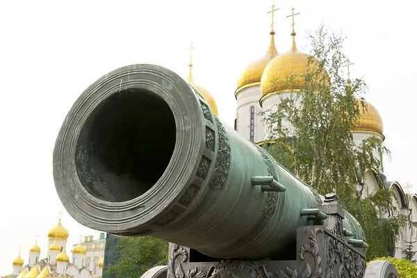 The Tsar Canon, inside the Kremlin, Moscow, Russia, Europe