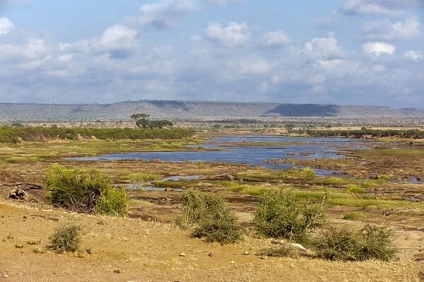 Tsavo River, Tsavo East National Park, Kenya, East Africa, Africa