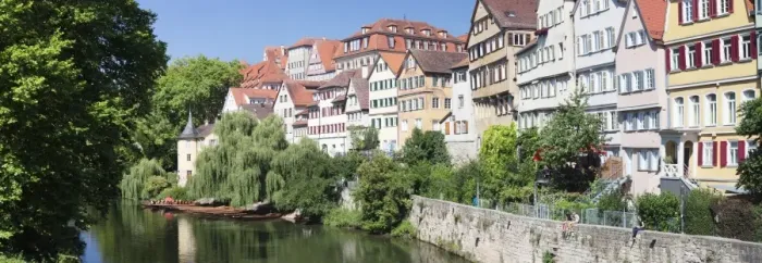 Framed Print : Tubingen Altstadt and Holderlinturm tower by the Neckar River, Tubingen, Baden Wurttemberg, Gemany, Europe Framed Print : Tubingen Altstadt and Holderlinturm tower by the Neckar River, Tubingen, Baden Wurttemberg, Gemany, Europe