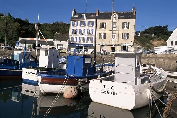 Tudy harbour, Ile de Groix, Brittany, France, Europe