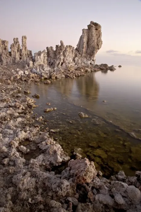 Framed Print : Tufa formations at first light, Mono Lake, California, United States of America Framed Print : Tufa formations at first light, Mono Lake, California, United States of America