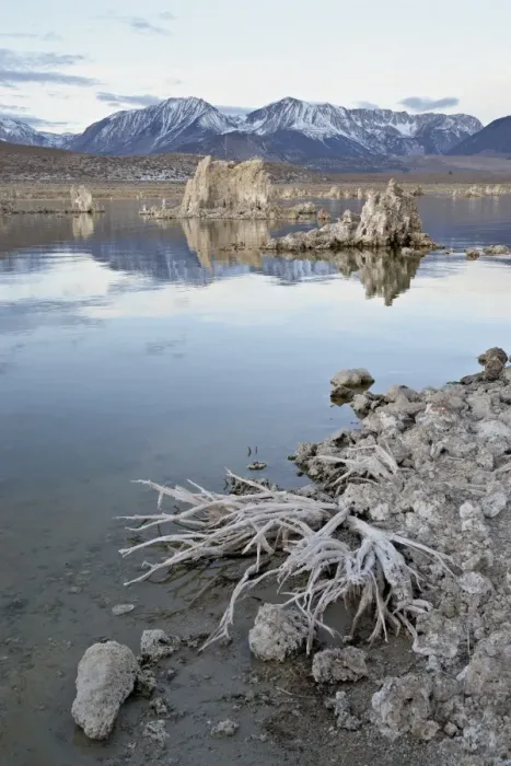 Framed Print : Tufa formations and shore, Mono Lake, California, United States of America, North America Framed Print : Tufa formations and shore, Mono Lake, California, United States of America, North America