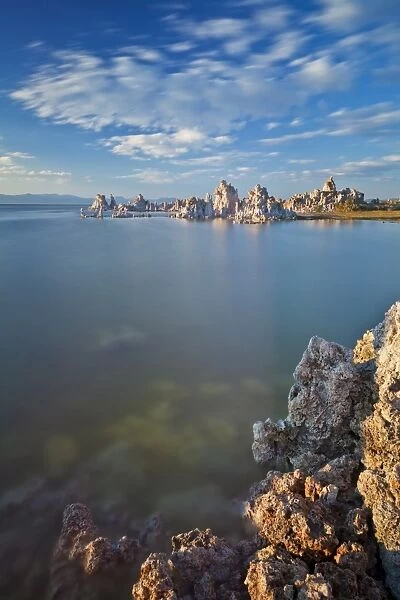 Tufa spires and tower formations of calcium carbonate, Mono Lake, South Tufa Reserve