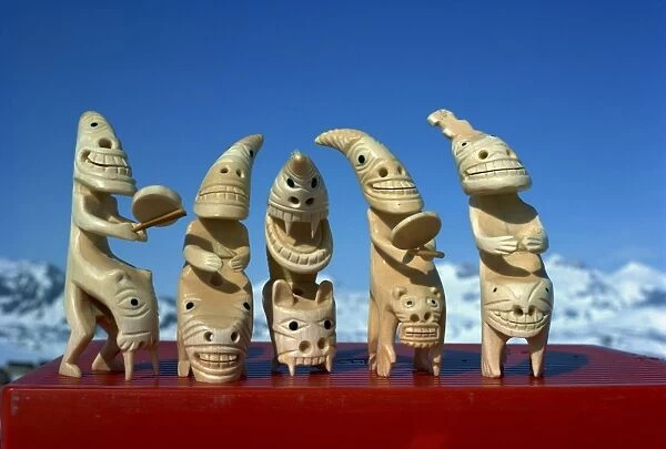 Tuqilaks, statues carved from whale teeth