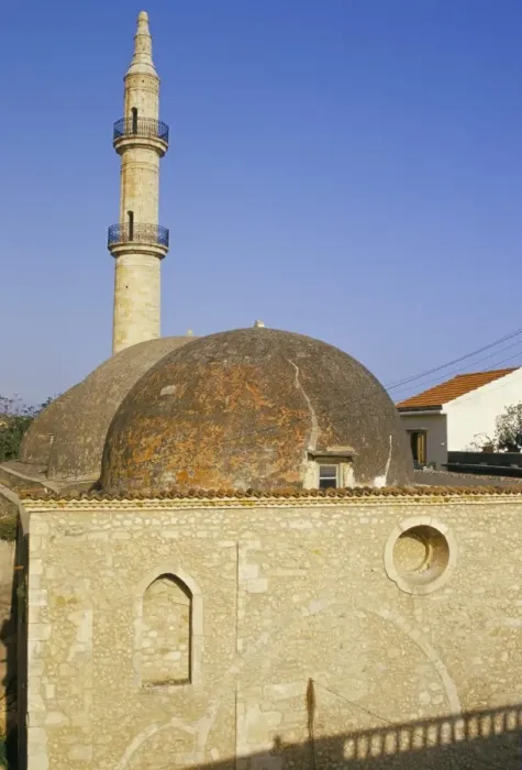 Framed Print : Turkish mosque and minaret