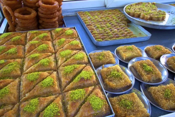Framed Print : Turkish pastries, Lefkosa (Nicosia), North Cyprus, Cyprus, Europe Framed Print : Turkish pastries, Lefkosa (Nicosia), North Cyprus, Cyprus, Europe