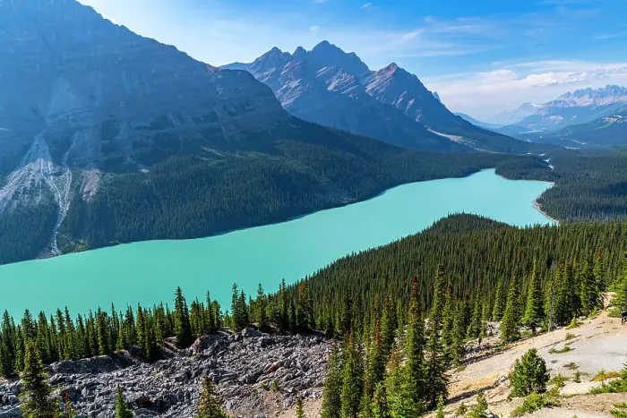 Framed Print : Turquoise Peyto Lake, Glacier Parkway, Banff National Park, UNESCO World Heritage Site, Alberta, Canadian Rockies, Canada, North America Framed Print : Turquoise Peyto Lake, Glacier Parkway, Banff National Park, UNESCO World Heritage Site, Alberta, Canadian Rockies, Canada, North America