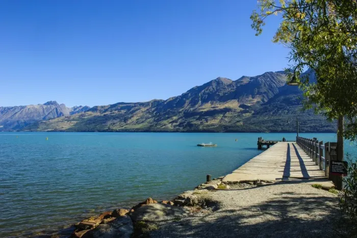 Framed Print : Turquoise water of Lake Wakatipu, Glenorchy, near Queenstown, Otago, South Island, New Zealand, Pacific Framed Print : Turquoise water of Lake Wakatipu, Glenorchy, near Queenstown, Otago, South Island, New Zealand, Pacific
