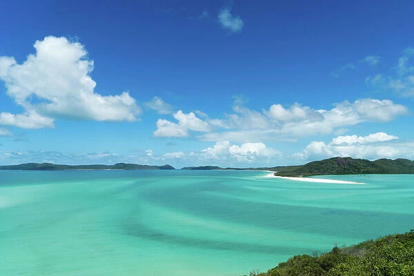 Turquoise waters around Whitsunday Island in Queensland, Australia, Pacific