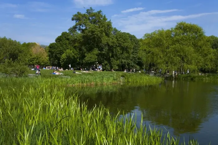 Framed Print : Turtle Pond area in Central Park, New York City, New York, United States of America Framed Print : Turtle Pond area in Central Park, New York City, New York, United States of America