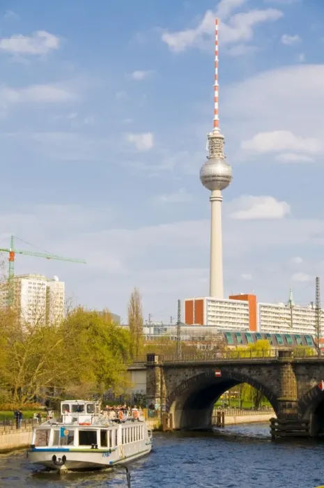 Framed Print : The TV tower, Berlin, Germany, Europe